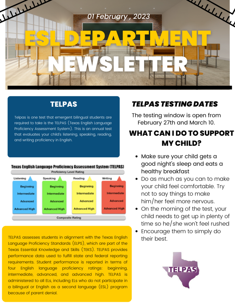ESL Newsletter February