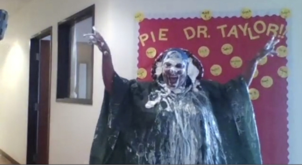 Principal pie in the face