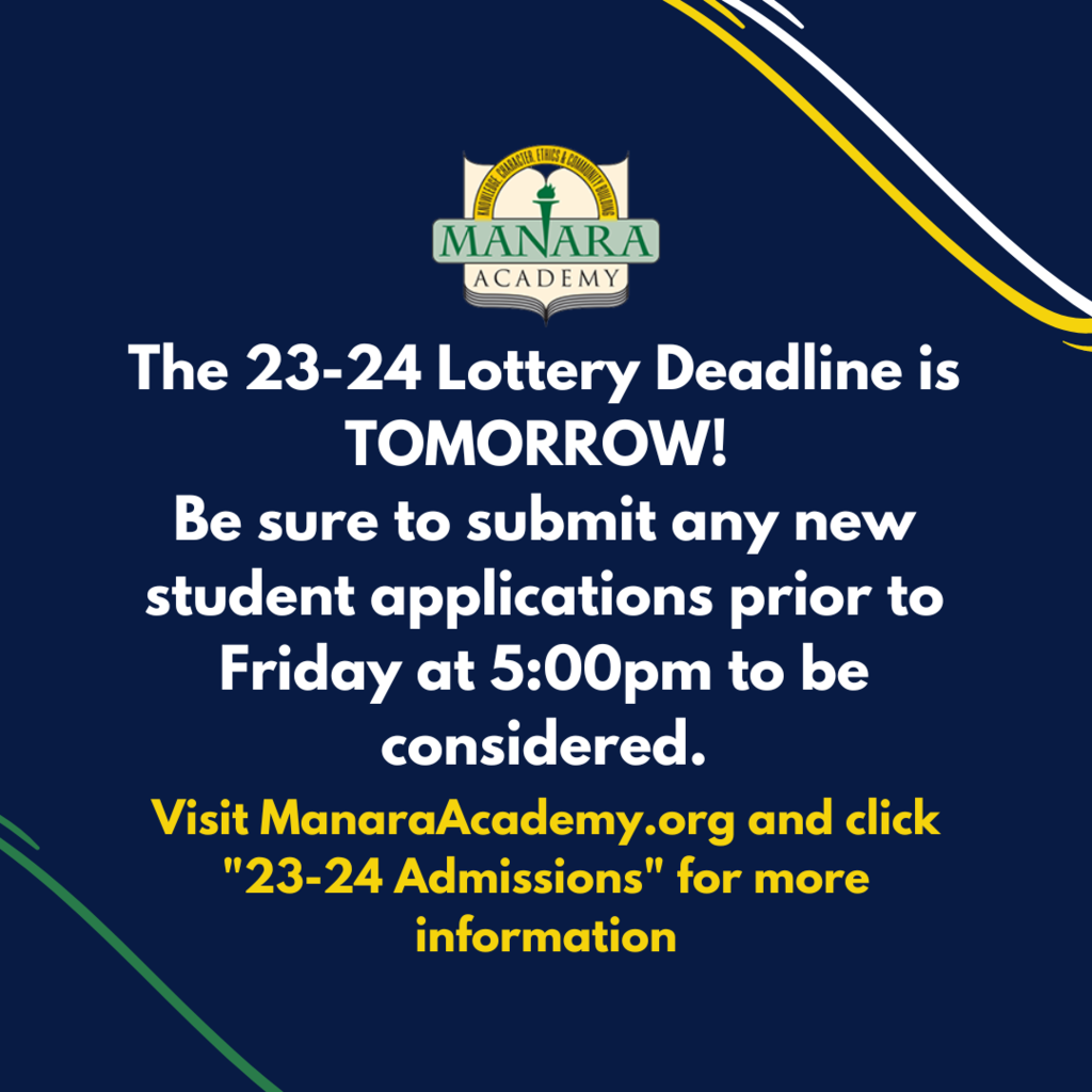 Lottery deadline tomorrow