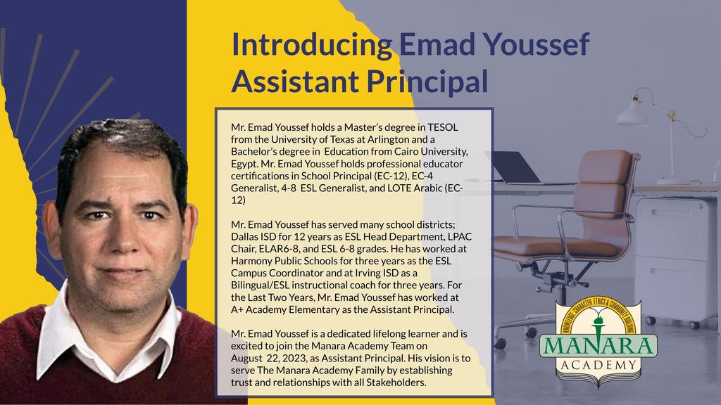 Mr. Emad Youssef Assistant Principal